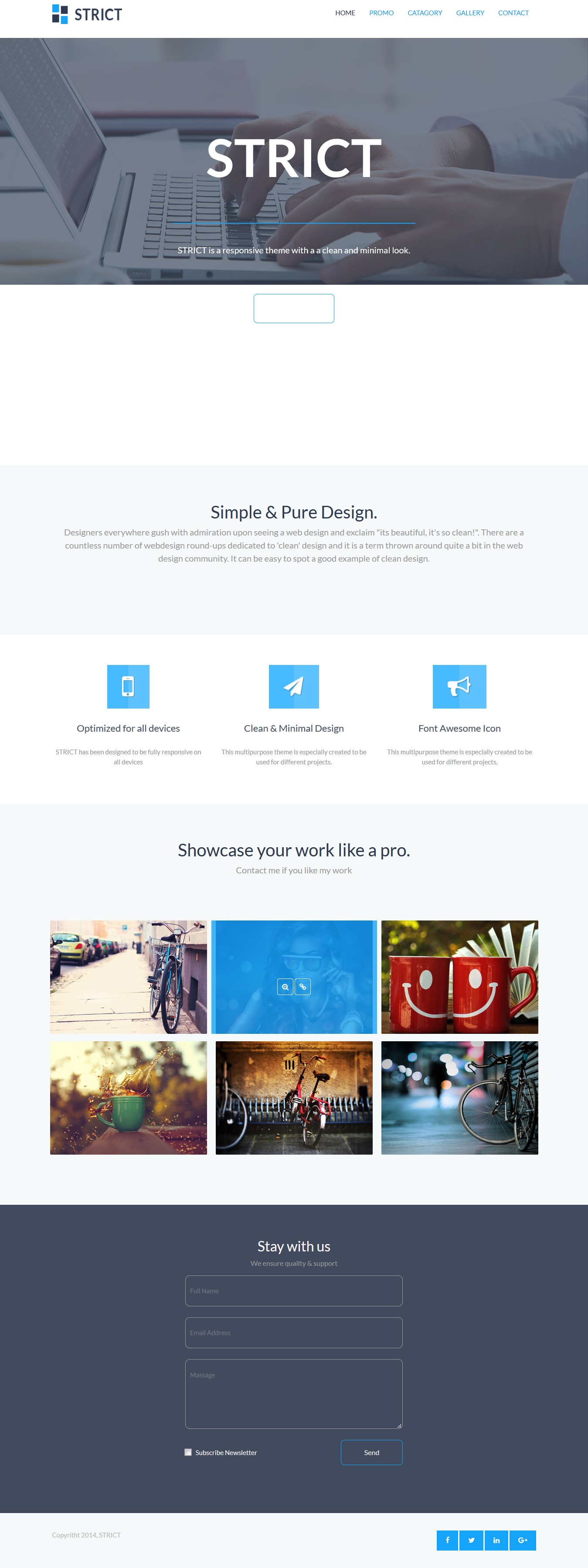 100% responsive psd to html